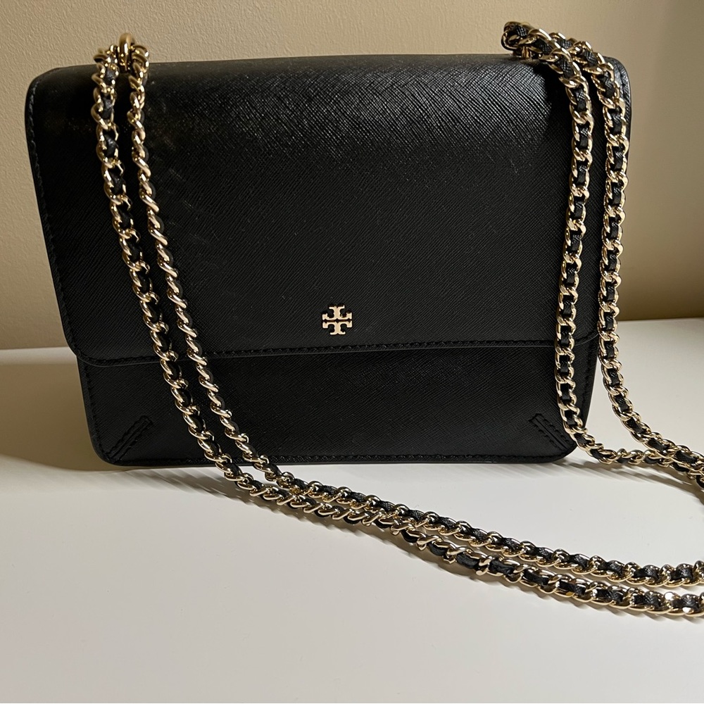 Tory Burch - Robinson Shoulder Bag - Black
